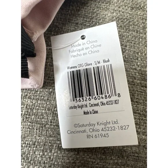 Womens OTG Gloves S/M Blush By Via SKL Style Touchscreen Compatible - Picture 3 of 7